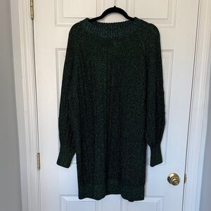 H&M Black and Green Knit Sweater